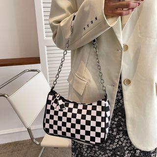 Checkerboard Hobo Bag
