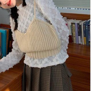 Knit Camisole Top / Long-sleeve Lace Top
