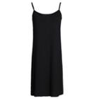 Spaghetti Strap Plain Dress Asg5815 - Black - One Size