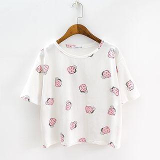 Short-sleeve Strawberry T-shirt