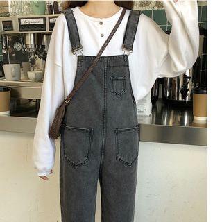 Wide High-waist Straight Cut Pants
