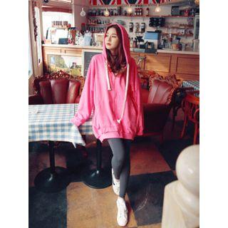 Lettering Star Pattern Hoodie