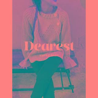 Bell-sleeve Button-detail Knit Top One Size