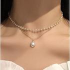 Faux Pearl Layered Necklace / Bracelet