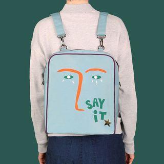 Graffiti Print Backpack