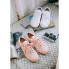 Colored Faux-leather Sneakers
