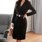 Belted Blazer Dress