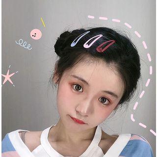 Set Of 4: Plain Hair Clip