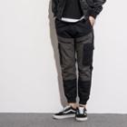 Two-tone Slim Fit Cargo Pants