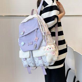 Set: Print Backpack + Accessory
