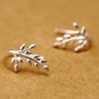 Sterling Silver Twig Studs