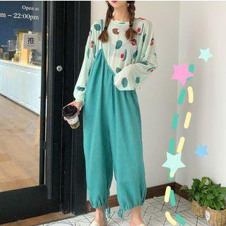 Long-sleeve Jacquard T-shirt / Jumper Pants