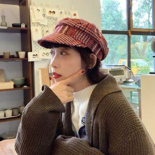 Plaid Military Cap As Shown In Figure - One Size