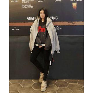 Im Letter Patch Sweatshirt