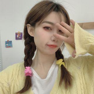 2 Set: Bear + Heart Hair Tie