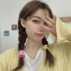 2 Set: Bear + Heart Hair Tie