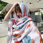 Bird Print Shawl