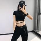 Strappy Crop T-shirt