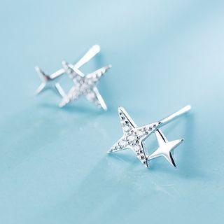Star Earring Silver - One Size