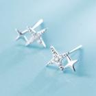 Star Earring Silver - One Size