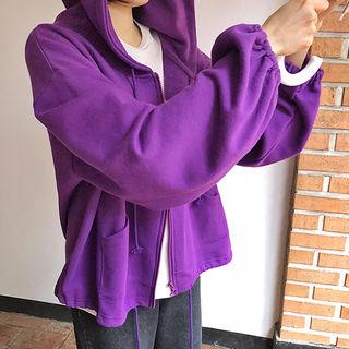 Over-fit Balloon-sleeve Hoodie