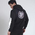 Bird Embroidery Kangaroo Hoodie