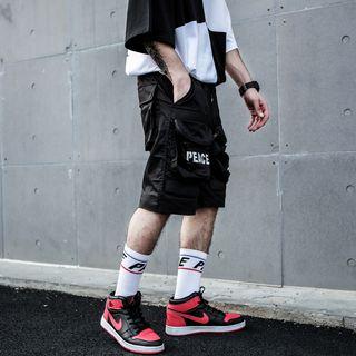 Print Shorts Black - One Size
