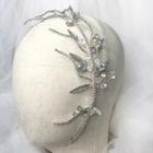 Wedding Faux Crystal Branches Headband Silver - One Size