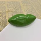 Lips Alloy Hair Clip Green - One Size