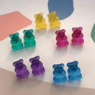 Acrylic Bear Ear Stud