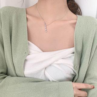 Asymmetric Star Pendant Necklace As Shown In Figure - One Size