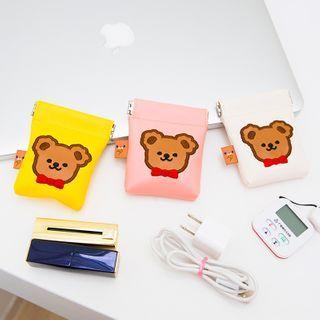 Bear Print Mini Pouch