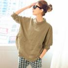 Mock Neck Long-sleeve Top
