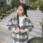 Gingham Buttoned Jacket