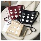 Heart Perforated Bucket Bag
