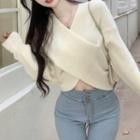 Crisscross Sweater White - One Size