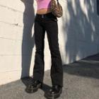 Seam Trim Boot-cut Pants