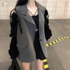 Removable Sleeve Jacket As Figure - One Size