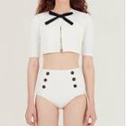 Set: Tankini + Bow Cover-up