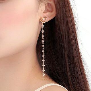 Sterling Silver Fringed Earring 1 Pair - Gold - One Size