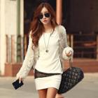 Embellished Bat-wing Dress