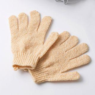 Bath Body Scrub Gloves As Shown In Figure - One Size
