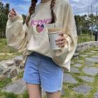 [lovb] Heart Oversize Sweatshirt