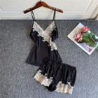 Set :lace Camisole + Shorts