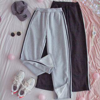 Striped Loose Fit Sweatpants