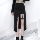 Asymmetrical A-line Slit Skirt
