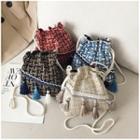 Tassel Tweed Bucket Bag