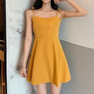 Sleeveless A-line Skirt