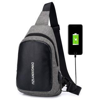 Polyester Lettering Sling Bag