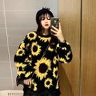 Sunflower Sweatshirt Black - One Size